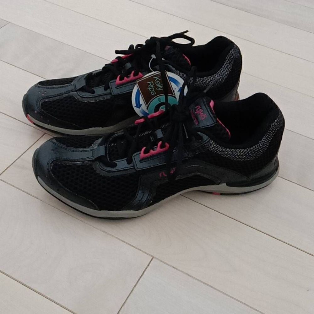 Ryka Women's Transition Fitness Lace Up Sneakers Athletic Shoe Black Size 7.5